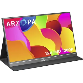 Monitor Arzopa S1 Table LCD monitor Energetická třída (EEK2021): A (A - G) 39.6 cm (15.6 palec) 1920 x 1080 Pixel 16:9 25 ms HDM