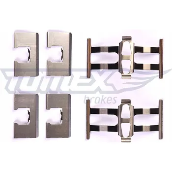 Brzdová destička TOMEX BRAKES MONTÁŽNÍ SADA BRZDOVÝCH DESTIČEK ZADNÍ