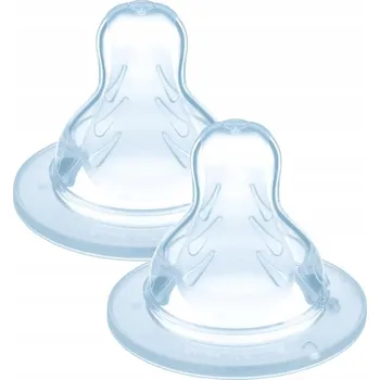 MAM Baby silikonová Dudlík na láhev 6m+ velikost X kaše 2 ks