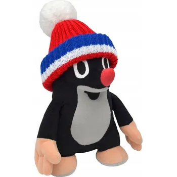 plyšák Krteček 25 cm čepice červená