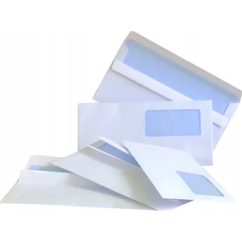 Obálka Obálka s okénkem DL (110 x 220 mm) bílá 1000 ks