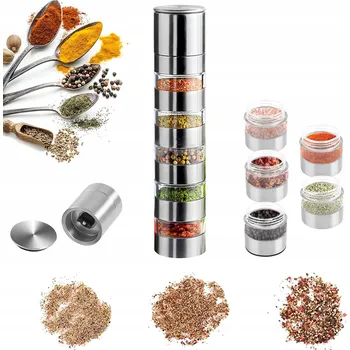 Kuchyňský mlýnek Ruční mlýnek Bedee kovový 322 g šedý