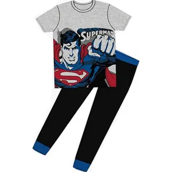 Pánské pyžamo TDP Textiles Pánské bavlněné pyžamo SUPERMAN Velikost: M (medium)