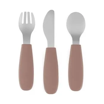 PETITE&MARS Sada příborů s nerezové oceli Take&Match Velvet Latte 12m+