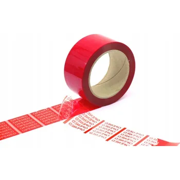 Balicí páska Czechobal červená, šířka 50 mm, délka 50 m, 1 ks