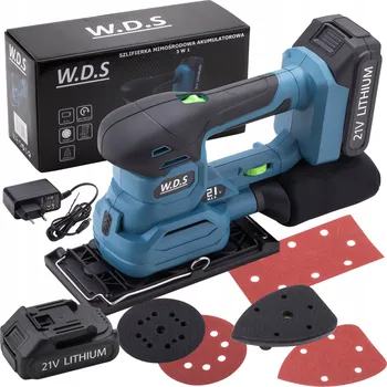 excentrická bruska Kraft&Dele WDS2526 Excentrická bruska 3v1 21V