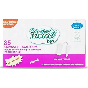 Menstruační vložka Hygienické vložky Vivicot Bio Dualform 35 kusů
