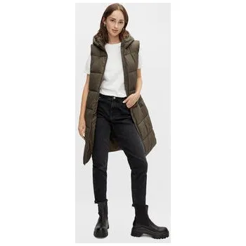 Pánská vesta Pieces Vesta 17117414 Khaki Regular Fit S