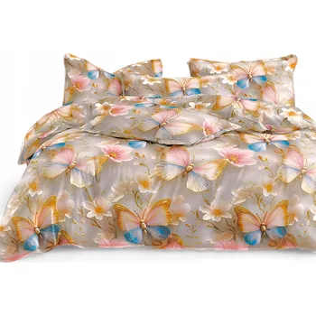 Povlečení Povlečení 160x200 + 2 Povlaky 70x80 Bavlněné Sada Povlečení Moderní Hladké