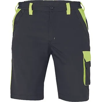 pracovní kraťasy MAX VIVO šortky černá/žlutá