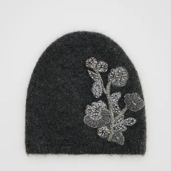 Čepice Reserved - Čepice s příměsí vlny - tmavě šedá - 713FF-90X - 713FF-90X-ONE