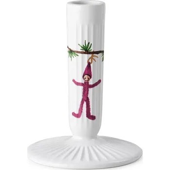 Svícen Kähler Hammershøi Christmas keramický svícen 12 cm, white, 693248