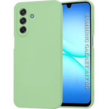 Pouzdro na mobilní telefon Kryt Samsung Galaxy A17 4G/5G Techsuit SoftFlex - mint green