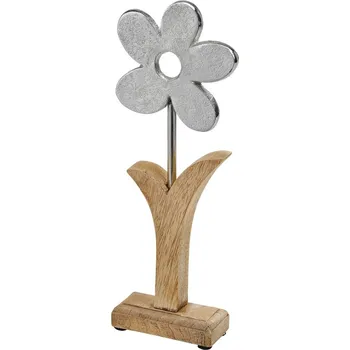 Květina metal s mango podstavcem