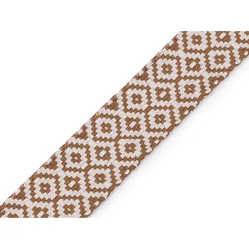 Oboustranný popruh šíře 38 mm Varianta: 1 béžová, Balení: 1 m