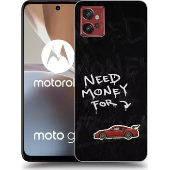 Pouzdro na mobilní telefon Picasee silikonový průhledný obal pro Motorola Moto G32 - Track Mode