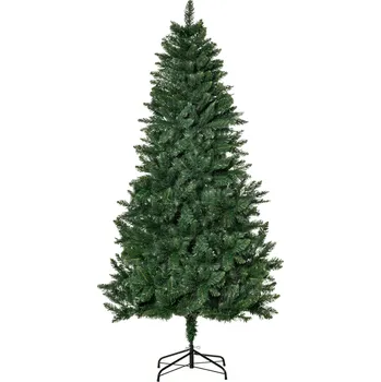 Vánoční stromek Umělý vánoční stromek HOMCOM 180 cm, borovice, umělá, se 724 větvemi, kovový stojan, pro interiér