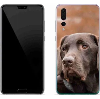 Pouzdro na mobilní telefon Gelový obal mmCase na mobil Huawei P20 Pro - hnědý labrador