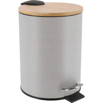 Odpadkový koš Odpadkový koš kovový TENDANCE 2,5 l šedý