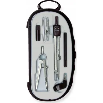 Kružítko Kružítko Rýsovací kružítko 7dílná SADA ŠKOLNÍ Pro studenty na MATEMATIKU