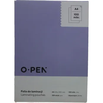 Laminovací fólie Fólie pro Laminování A4 Lesklá SADA 100ks