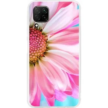 Pouzdro na mobilní telefon Gelový kryt mmCase na mobil Huawei P40 Lite - růžová květina