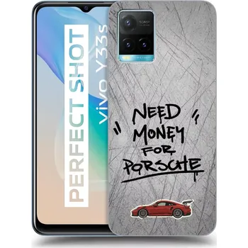 Pouzdro na mobilní telefon Picasee silikonový průhledný obal pro Vivo Y33s - Grey Drift