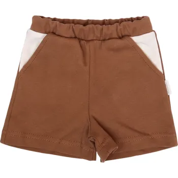 Mamatti Bavlněné kraťásky Králíček - hnědé Velikost: 74 (6-9m)
