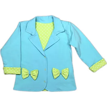 Kabátek/sáčko NICOL KVĚTINKA - sv. modrá, vel. 80 Velikost: 98 (2-3r)