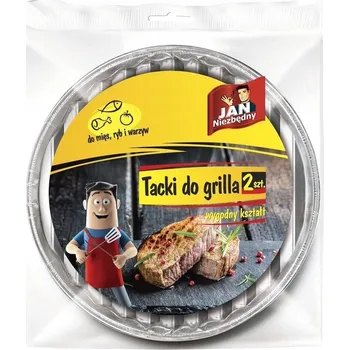 PODNOSY na potraviny ke GRILU Grilování potravin KULATÉ 2 ks Jan Potřebný