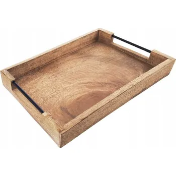Servírovací tác dřevěný 40,5x30,5x6 cm