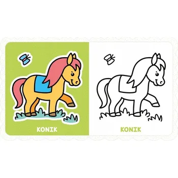 omalovánky Kreativní Knížka s Omalovánkami k Vybarvování - Omalovánka s Tlustým Obrysem