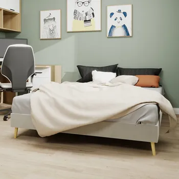 Postel Patrová postel Arhatreya moderní 160 x 200 cm béžová