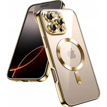 Pouzdro na mobilní telefon Zadní Kryt DXS pro Apple iPhone 16 Pro Max zlaté