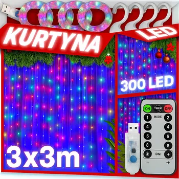 Vánoční dekorace Vánoční osvětlení na stromeček Karwil pro vnitřní použití, 6,15 m, 201 - 300 světýlek