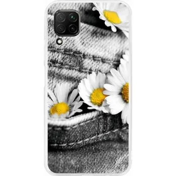 Pouzdro na mobilní telefon Gelový obal mmCase na mobil Huawei P40 Lite - kopretiny