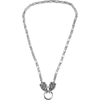 Přívěsek obojek ETNOX - Celtic Wolf Heads - 70