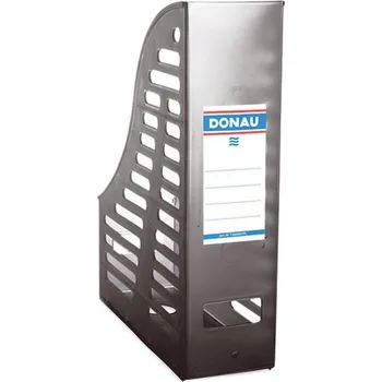 Kancelářský Děrovaný KONTEJNER na SPISY PP A4 SKLÁDACÍ Kouřově Šedý KRABIČKA Donau