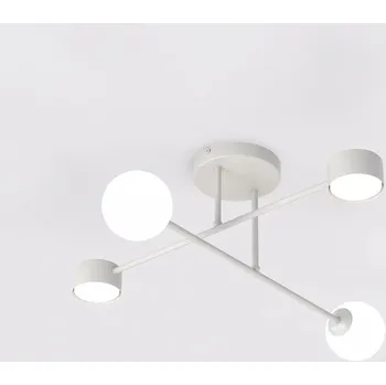 Emibig HOLON 4 GRAY Stropní Stropní svítidlo/stropní svítidlo Šedé G9. GX53 8W MAX LED. 12 MAX