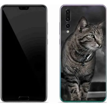 Pouzdro na mobilní telefon Gelový kryt mmCase na mobil Huawei P20 Pro - kočka