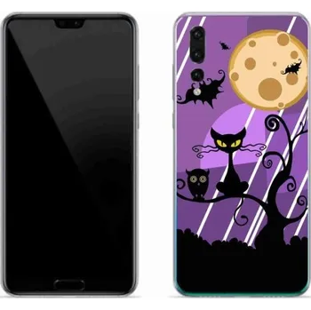 Pouzdro na mobilní telefon Gelový kryt mmCase na mobil Huawei P20 Pro - halloween