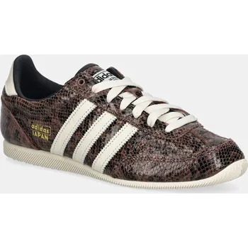 Dámská obuv Kožené tenisky adidas Originals Japan W dámské, hnědá barva, JS4022, 40 2/3, 89X