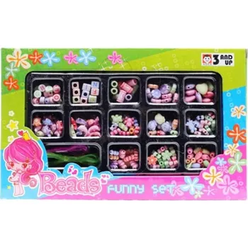 Dětské navlékací korálky OZDOBNÉ KORÁLKY Pro Rukodělné Aktivity DEKORATIVNÍ KORÁLKY Pro Výrobu BIŽUTERIE