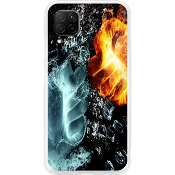 Pouzdro na mobilní telefon Gelový kryt mmCase na mobil Huawei P40 Lite - voda a oheň