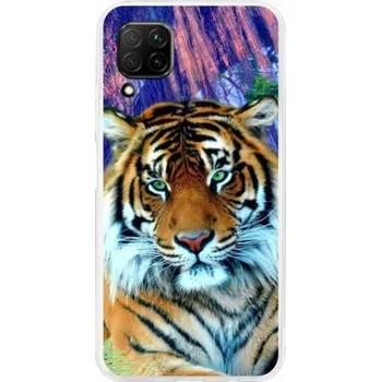Pouzdro na mobilní telefon Gelový obal mmCase na mobil Huawei P40 Lite - tygr
