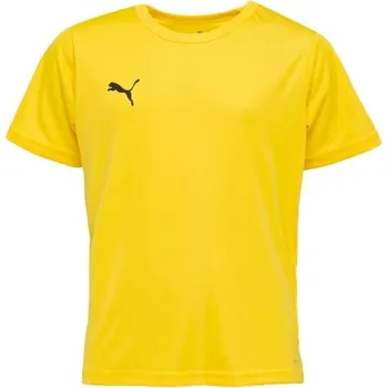 Dívčí oblečení Dětské fotbalové triko Puma TEAMRISE MATCHDAY JERSEY JR 164 Žlutá, Černá