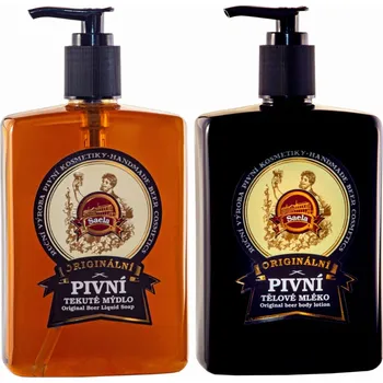 Tělové mléko Sada Saela Beer Cosmetics – tělové mléko a tekuté mýdlo