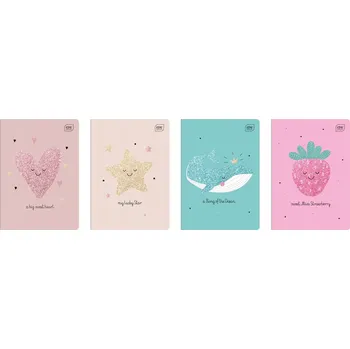 Sešit Sešit A5 s mřížkou Interdruk, 32 listů, vícebarevný