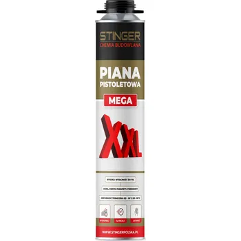 Montážní pěna STINGER MONTÁŽNÍ PĚNA NÍZKOTLAKÁ MEGA 850ML