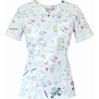 Dámská mikina Dámská lékařská Mikina Papilio se zavazováním vzadu - střihový sešit S